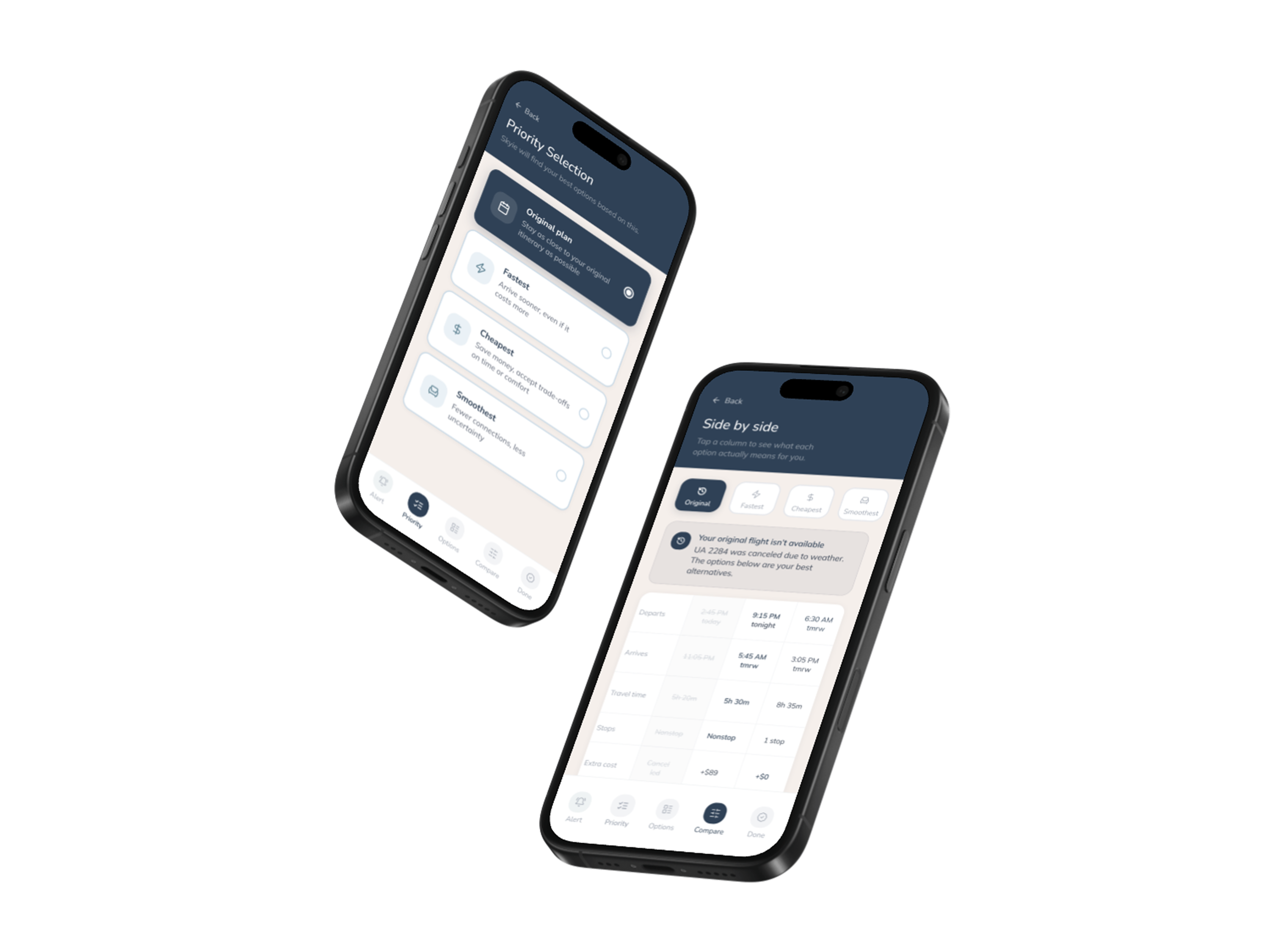 WayFound flight disruption recovery app