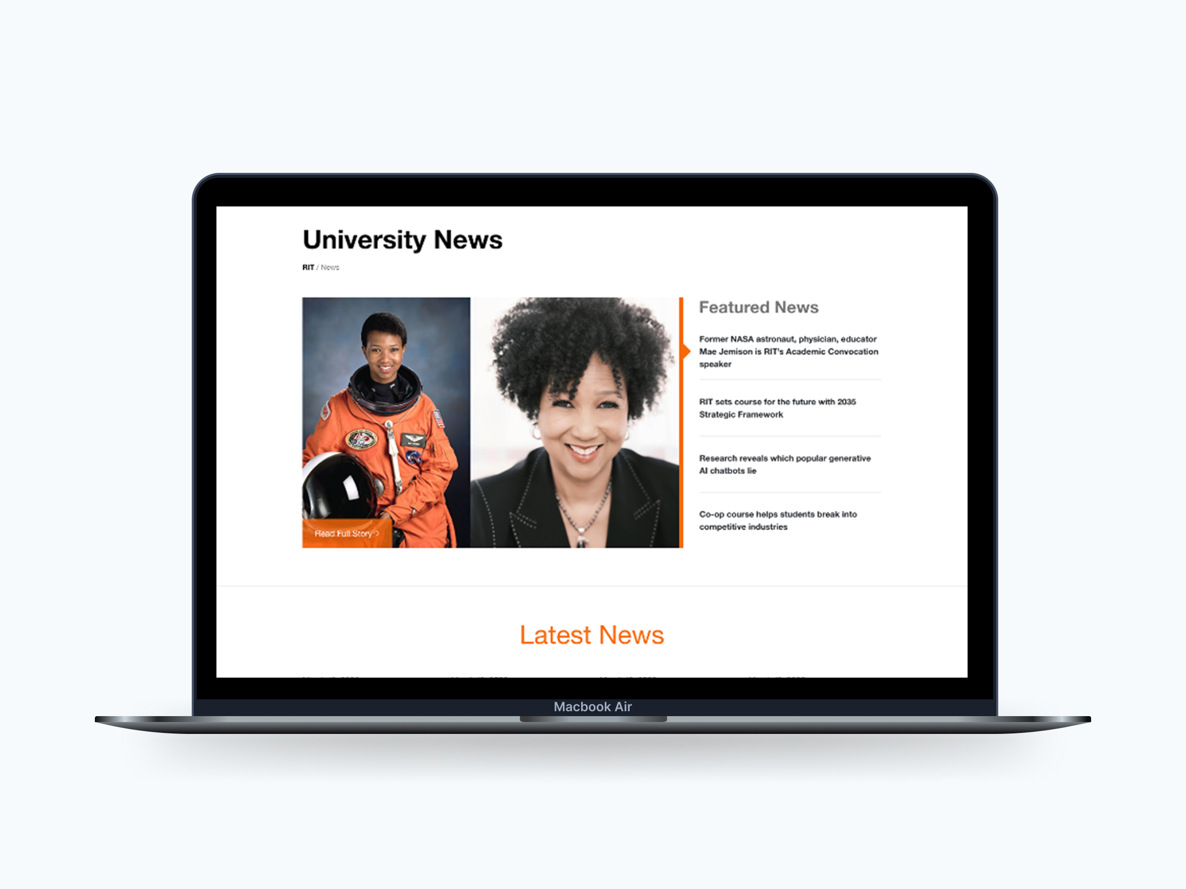 Original featured story zone