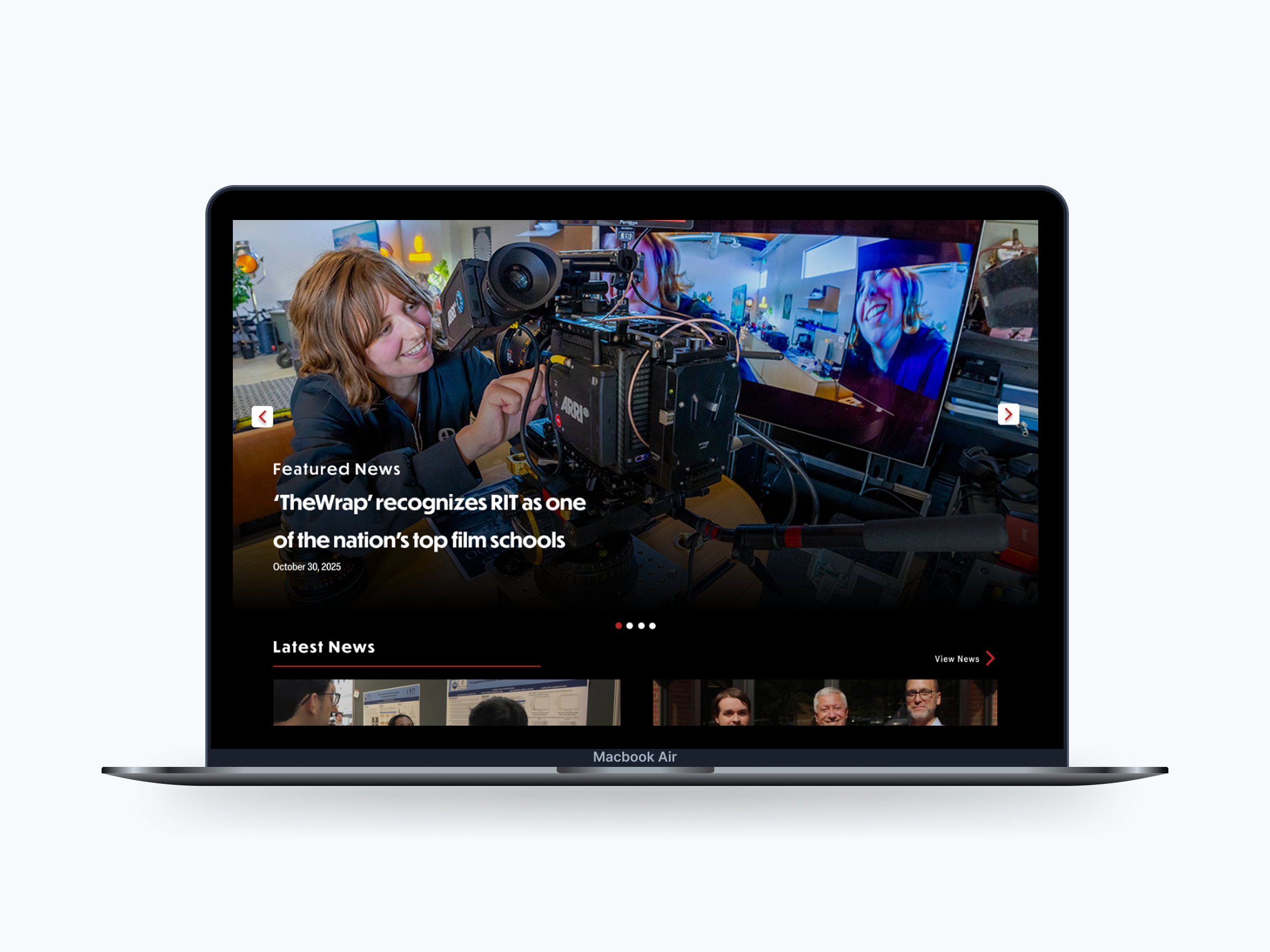 Redesigned featured story zone